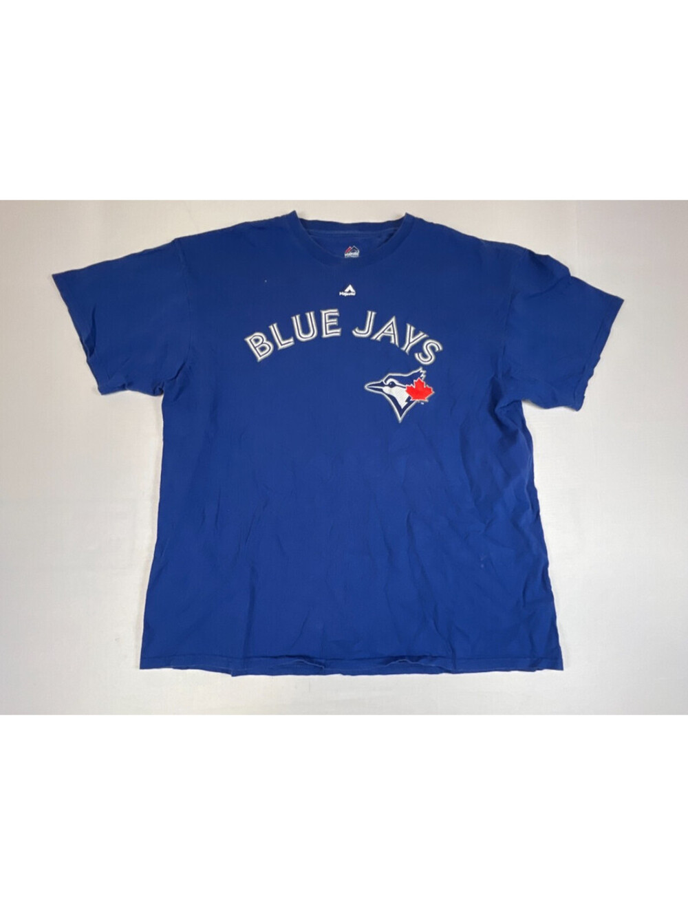 Majestic Toronto Blue Jays Encarnacion 10 Mens XL Blue Graphic T-Shirt
